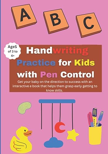 Handwriting Practice for Kids with Pen Control Line Tracing, Letters, Learn-to-Write Workbook: Handwriting Practice for Kids with Pen Contro