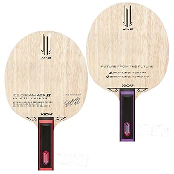 卓球ラケット アイスクリームAZXi FL 新品ラバー付き アイスクリーム AZX i ＊ラバー貼付対応不可【XIOM-卓球ラケット