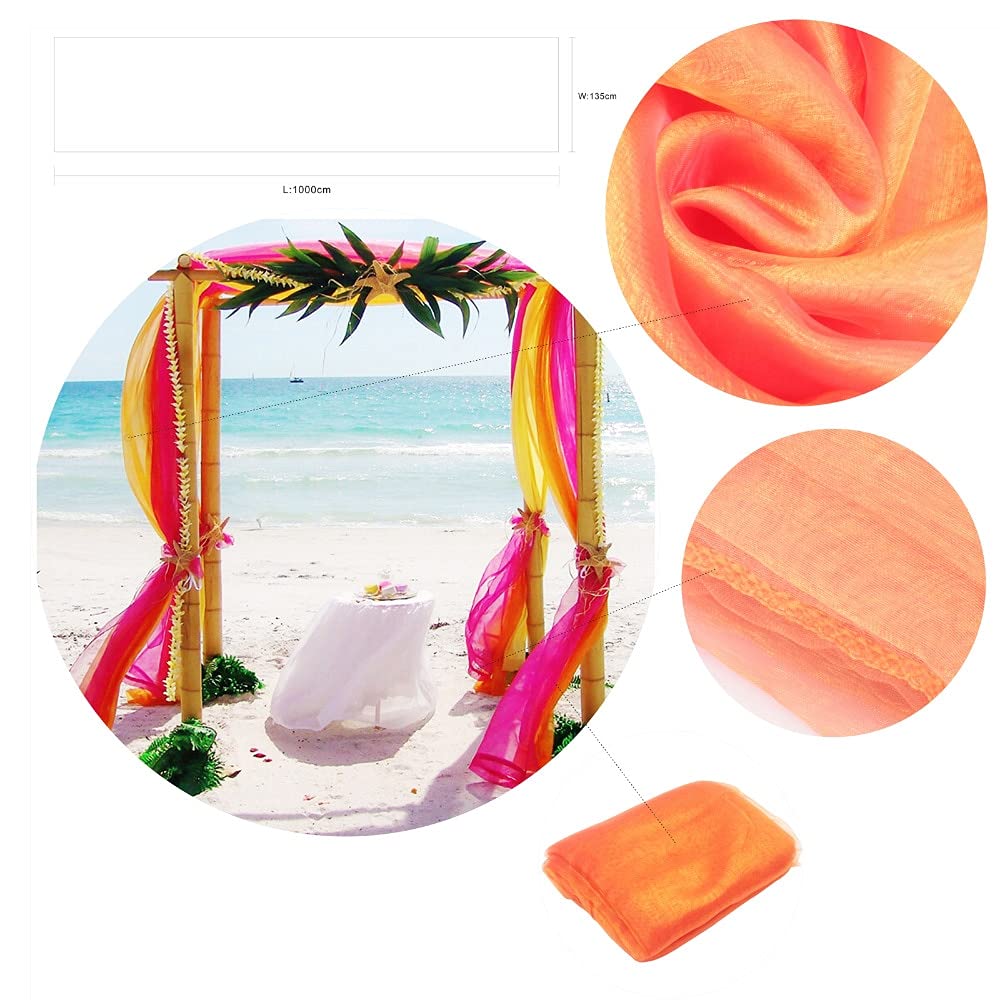 CCSimple Swag Organza Pour Décoration De Fêtes, Tissu Pour