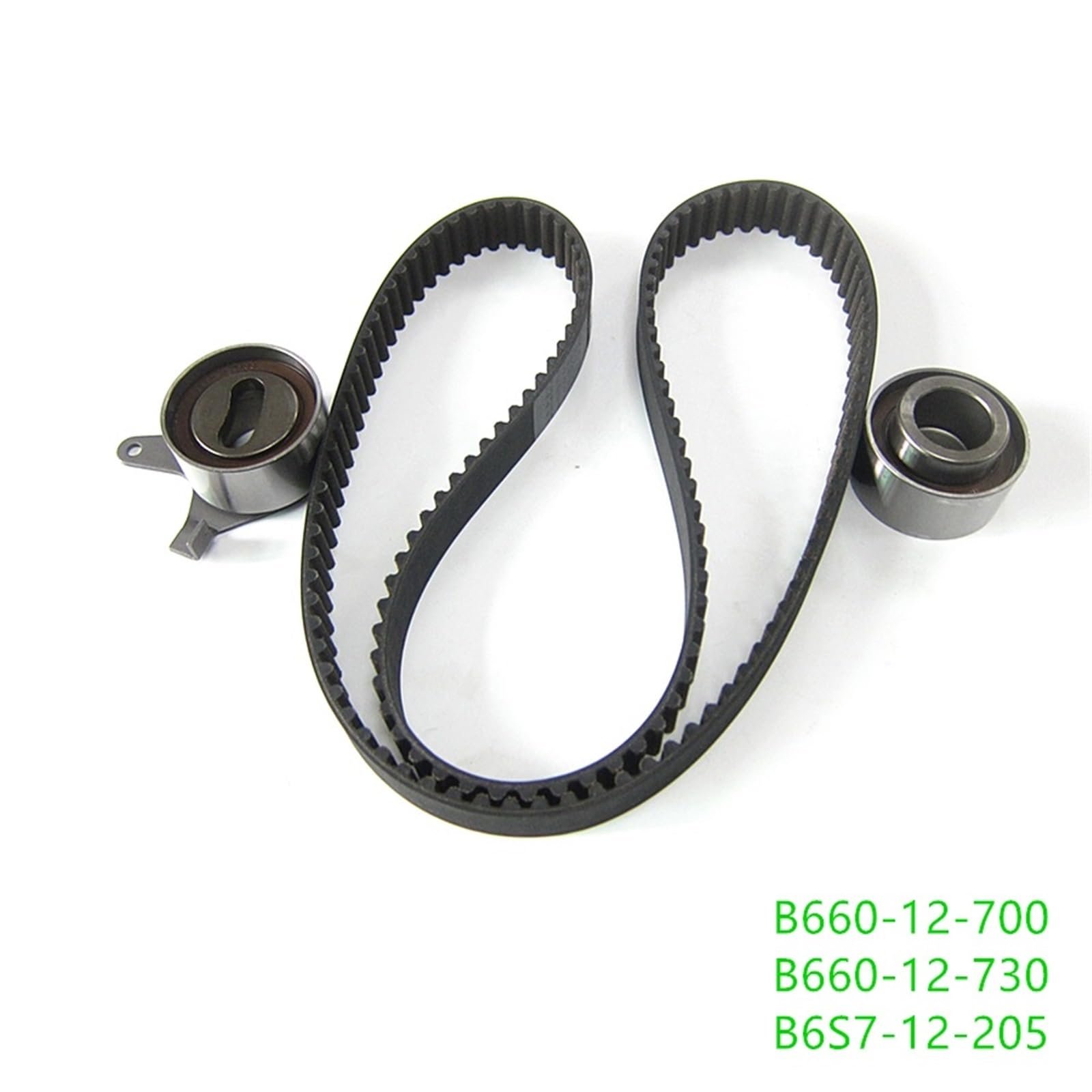 napinacz pasa Części silnika samochodowego B6S7-12-205 Napinacz paska rozrządu Zestaw kół pasowych biegu jałowego pasuje do Mazda 323 1994-2001 BA 1. 6 1.8 napinacz samochodowego(All 3)