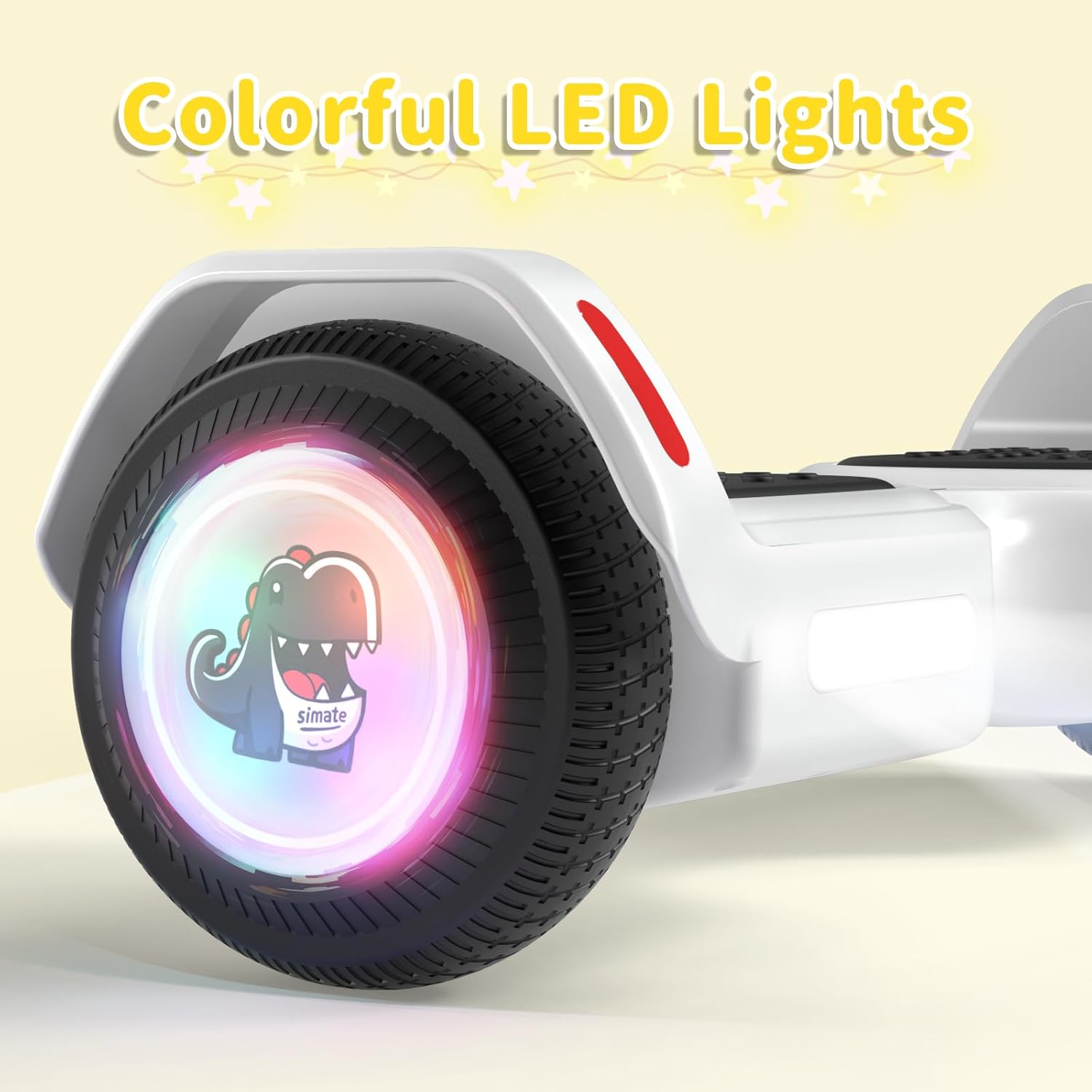 6.5 "bluetooth scooter, LED lights and apps and music, long battery life, gifts for children and adults and girls and boys, for all ages 4 61Vz56JkOLL. AC SL1500