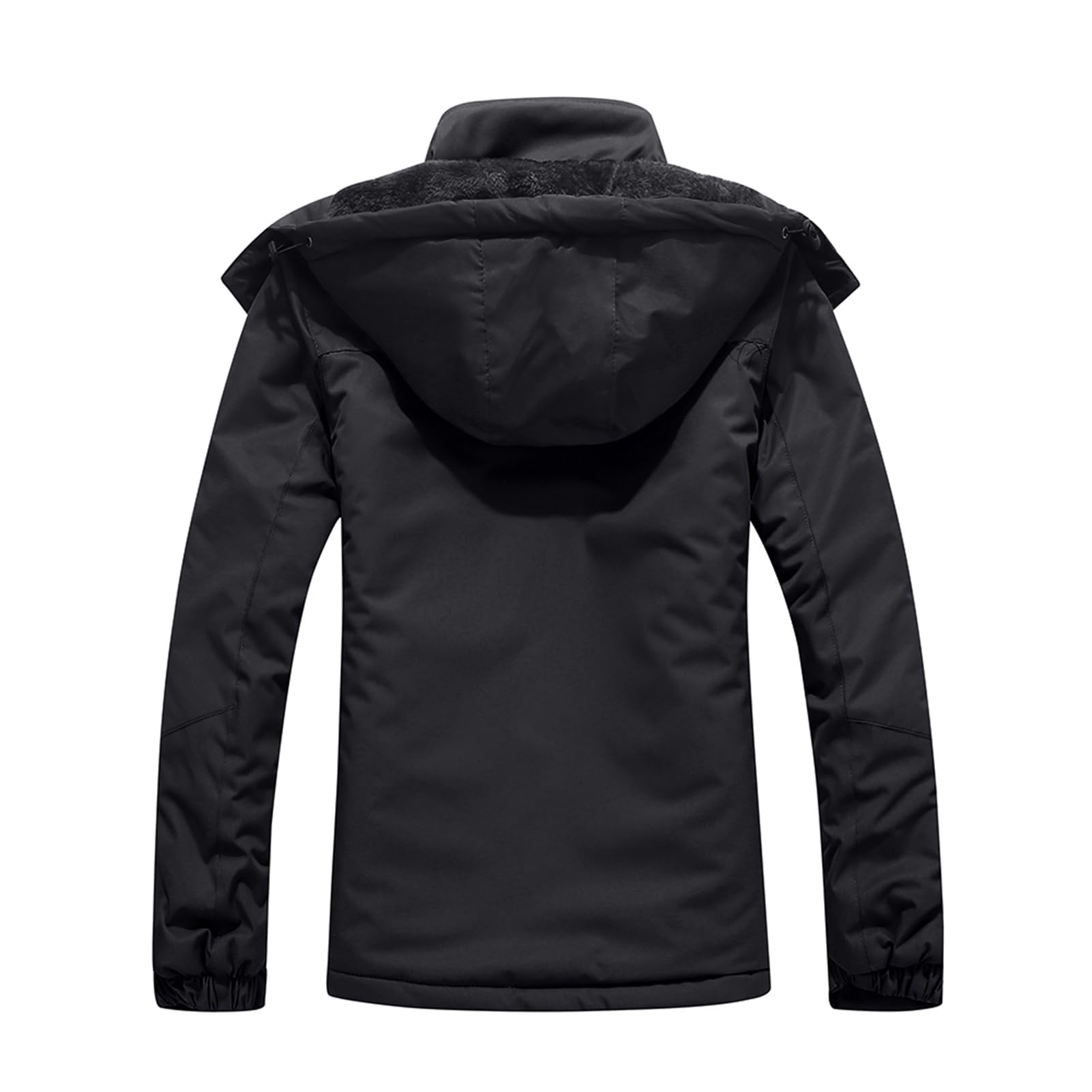 Veste de Montagne Coupe-vent pour Femme, Veste de Ski Chaude d'hiver avec Doublure Polaire pour Camping Randonnée Snowboard Cyclisme (3XL)