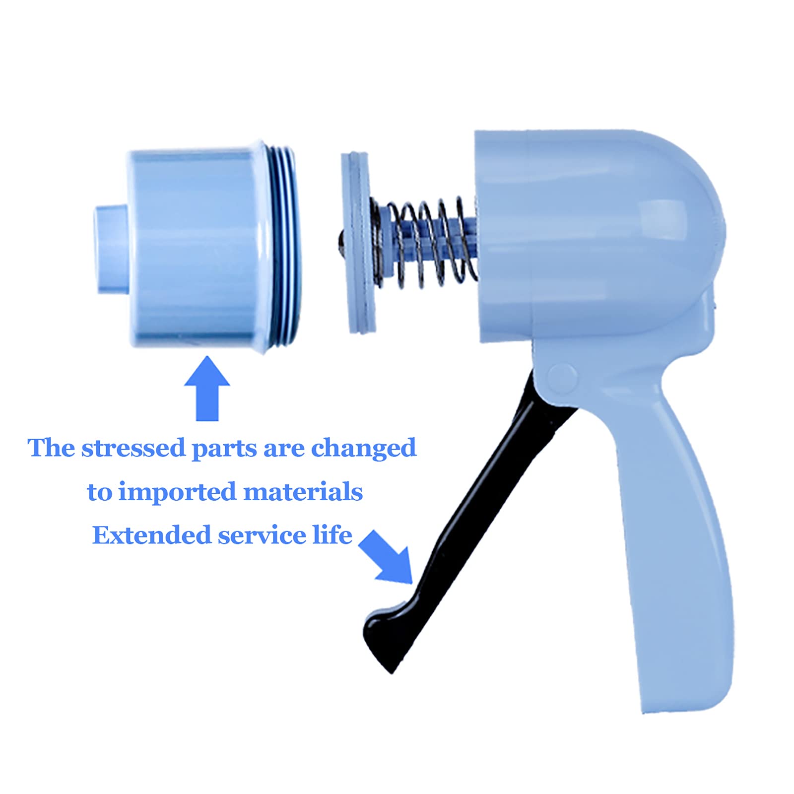 Bomba de succión Manual, máquina portátil de secreción de moco de flema con 10 catéteres Suaves, fácil de Limpiar, Dispositivo de Ayuda para el esputo para bebés, Descarga Nasal