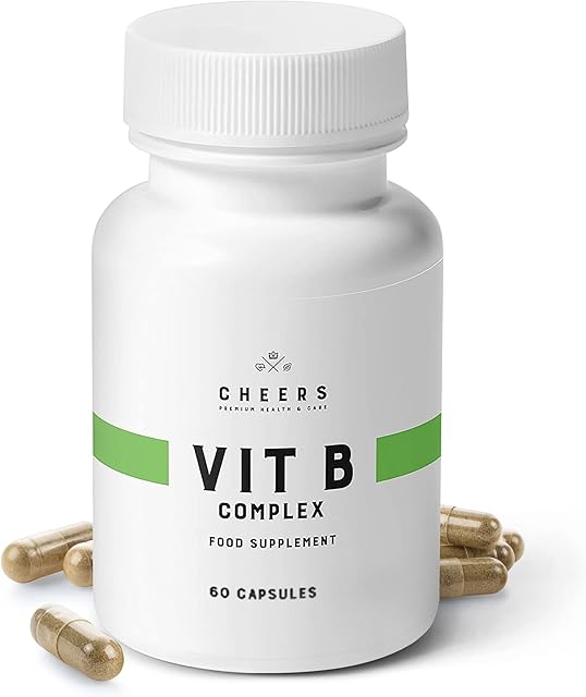 Vitamin B Complex High Strength - 60 Vegan Capsules - Vitamin B1, B2, B3, B5, B6, B12 Tablets - Thiamin, Riboflavin, Niacin, Pantothenic Acid, Folate, Biotin, Choline, Inositol, Methylcobalamin