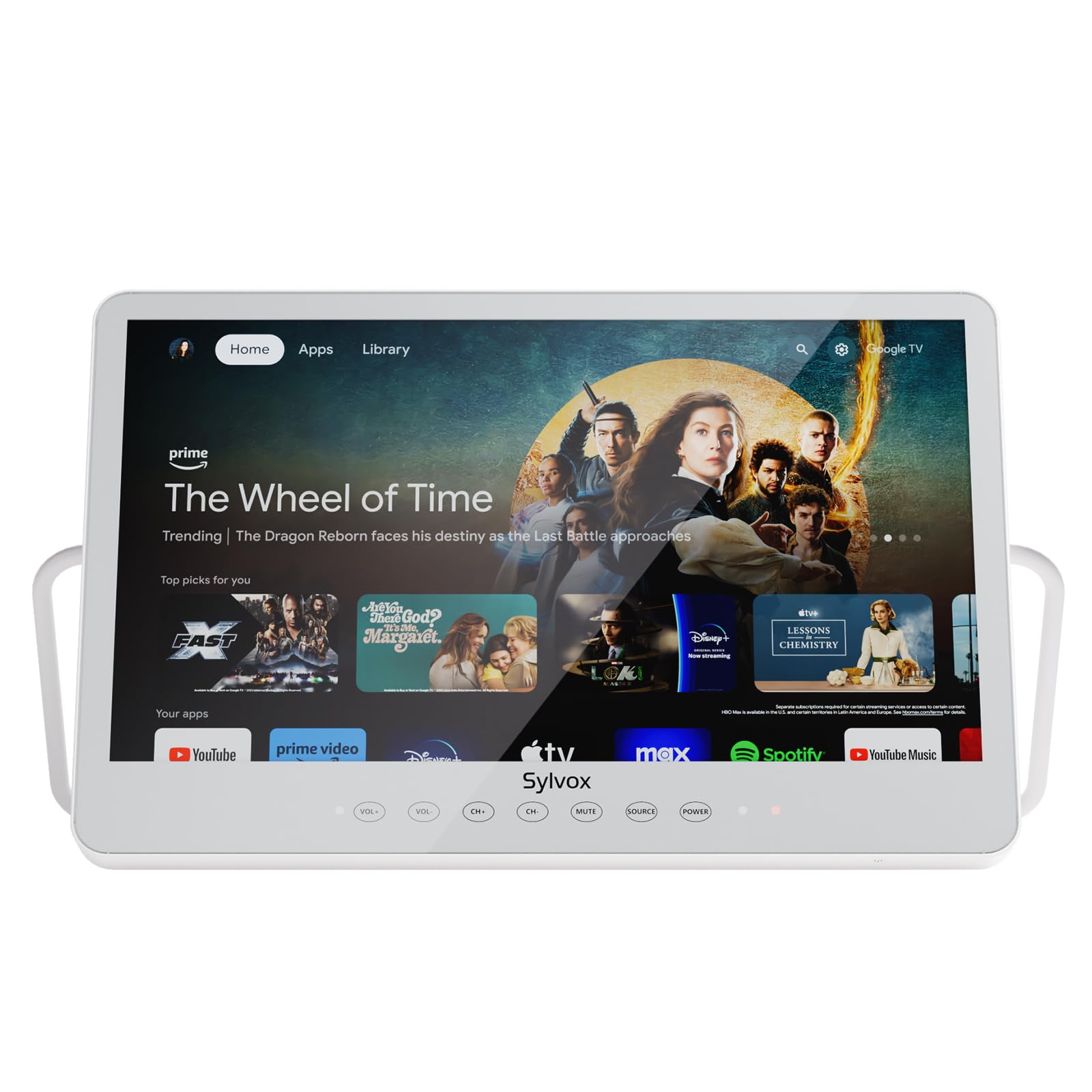 Amazon.com: SYLVOX Waterproof Portable TV, 15.6