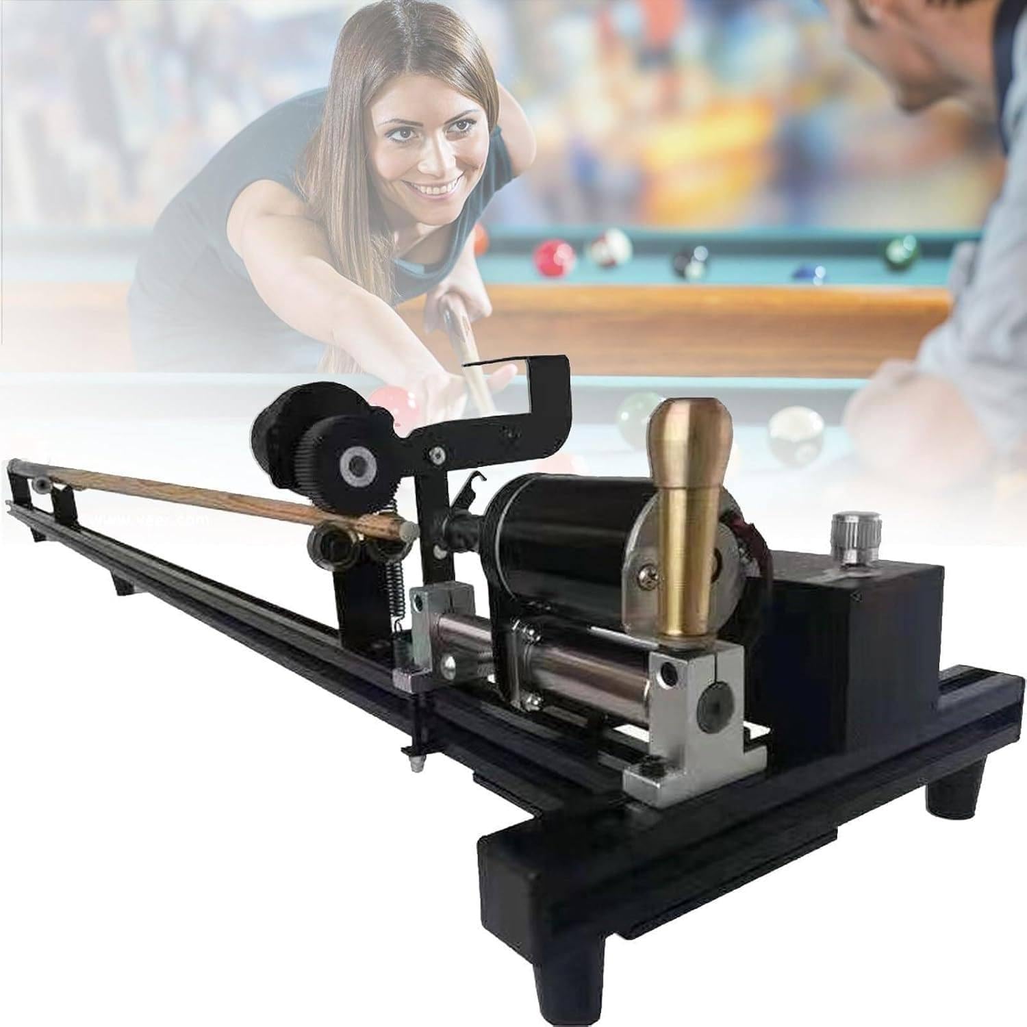 Máquina de reparación de tacos de snooker, máquina de reparación de tacos de billar 7 en 1, máquina profesional de rectificado y pulido para tacos de billar, herramienta eléctrica de reparación B5