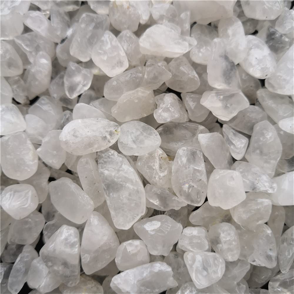 Home Naturale Bianco Trasparente Quarzo Ghiaia Cristallo smagnetizzazione Serbatoio di Pesce Acquario Vaso di Fiori Decorazione 50g Decorazione della Stanza