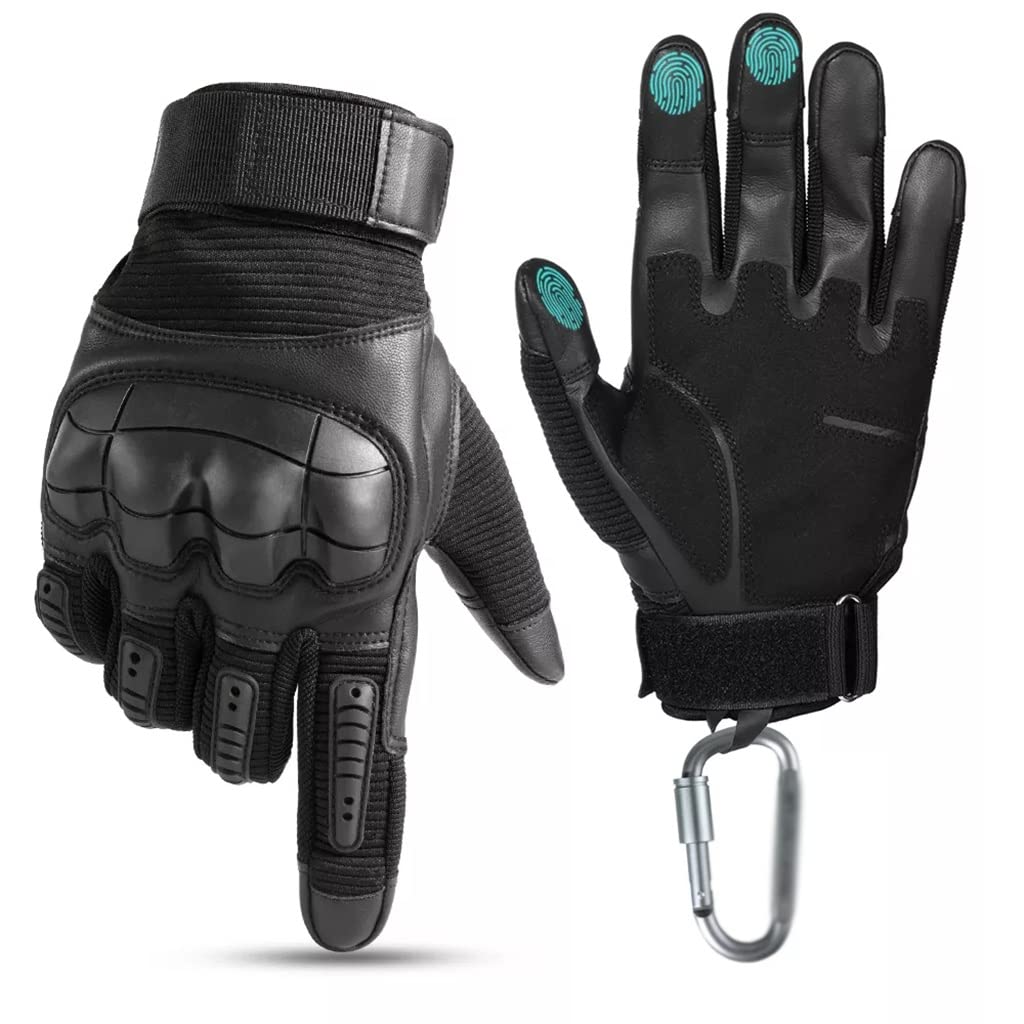 Guanti Touch Screen Caccia Attrezzatura per Il Fitness all'aperto Guanti Interi in Pelle PU (Color : C, Size : XL Code) (CL Code)