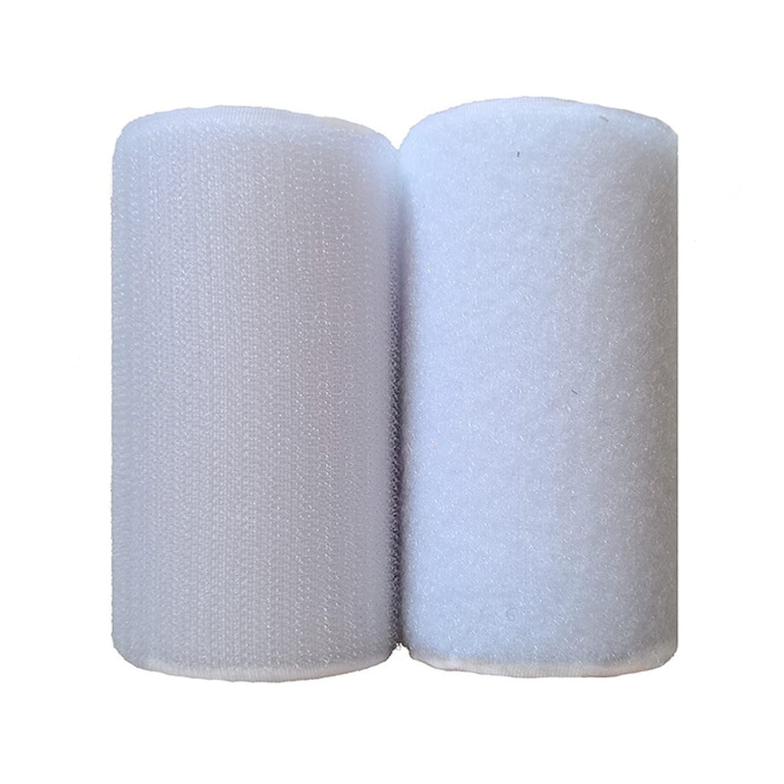 10cm width/1meter length nylon fastener tape no adhesive sewing magic loop hook sticker strip clothing stick tape(White)