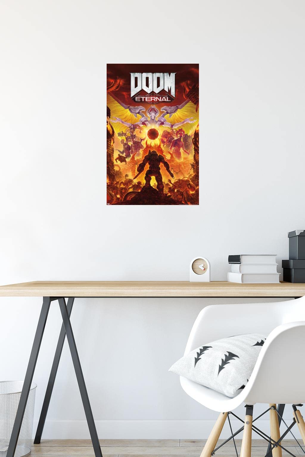 Amazon.com: Doom Eternal - Maykr Wall Poster, 22.4L x 14.7W