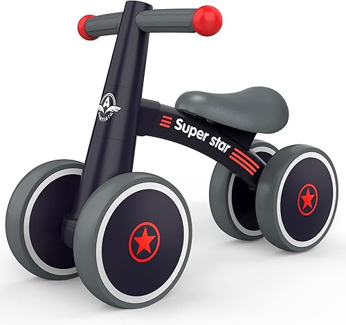 Juguetes de bicicleta de equilibrio para bebés para niños de 1 año, juguetes de paseo en bicicleta para niños de 12 a 36 meses, regalo de primer