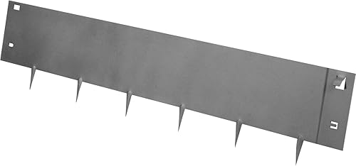 Miniatura 9 de VEVOR Borde de acero para césped, 5 bordes de metal para paisaje, borde de borde de jardín de 5 x 39 pulgadas, borde de paisaje de acero galvanizado