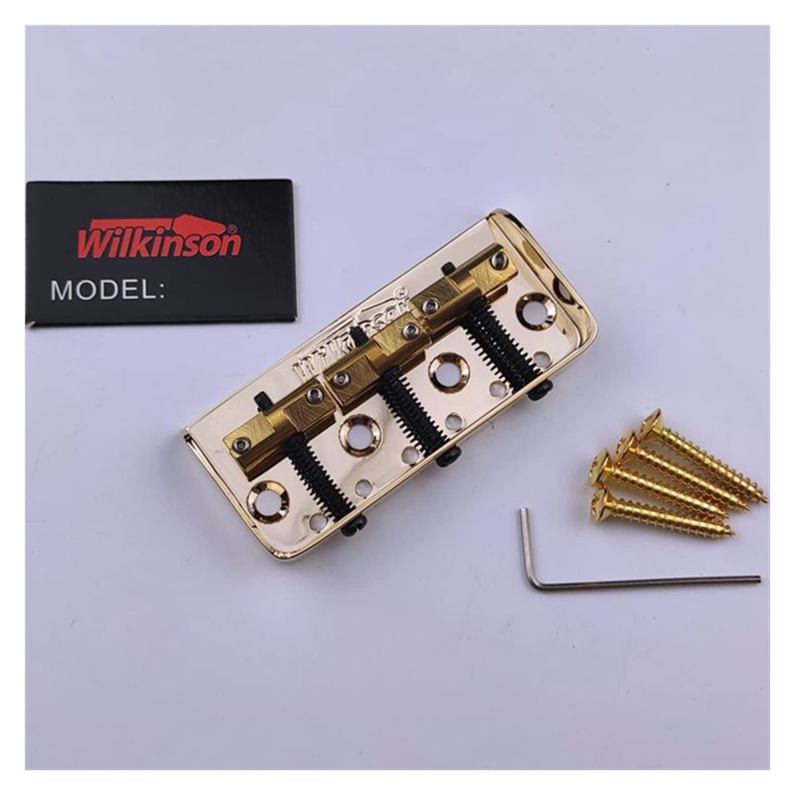 Parti di ricambio chitarra Selle Breve Bridge Brass Per TL ST. (Color : Gold)