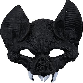 3D Realistic Bat Mask for Teens & Adults Ages 14+, Costume Accessory for Stage Performances & Role Play
