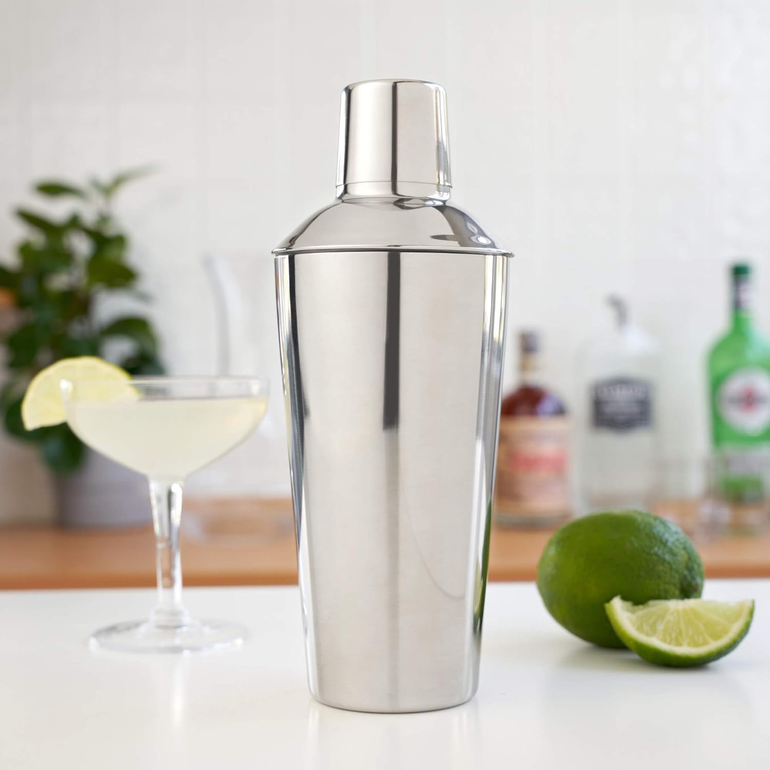finality Stainless Steel Cocktail Shaker Wine Shaker Mocktail Juices Mixing & Serving Wine Cocktail Bottle Bar Hotel Restaurant Home - Regular (250 ML) - Image 7 thumbnail