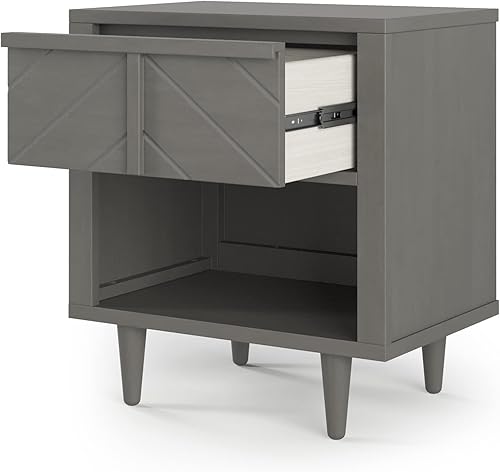 Miniatura 5 de Child Craft Surrey Hill - Mesita de noche con 1 cajón para guardería o dormitorio, cajón de almacenamiento grande, hecha de madera de pino