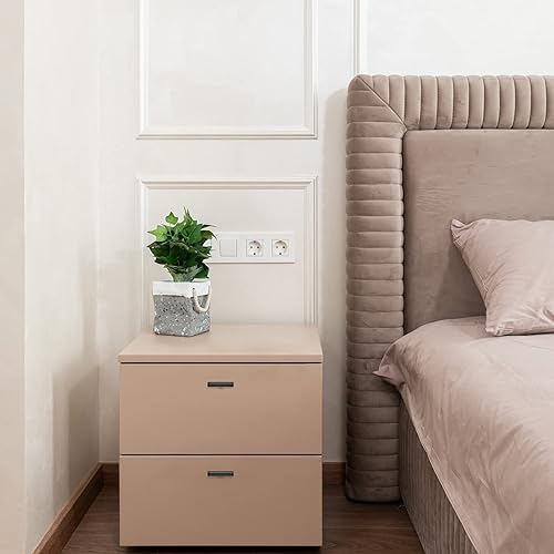 Miniatura 5 de Ravinte Paquete de 25 manijas de gabinete de cocina de acero inoxidable de 2 pulgadas, color negro mate, manijas de armario de cocina, paquete de 25