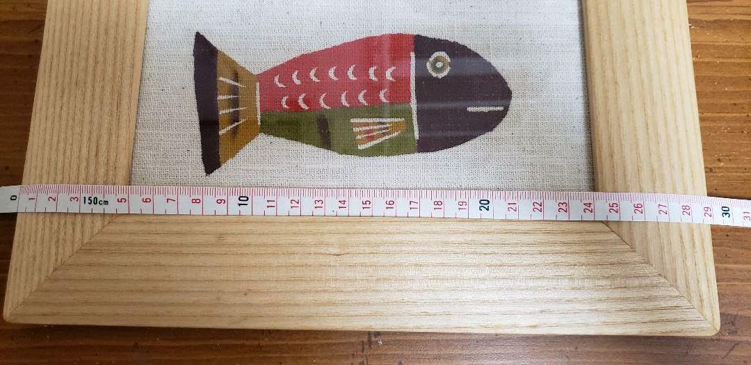 Amazon.co.jp: 染色家 柚木沙弥郎 猫と魚 型染絵 : おもちゃ