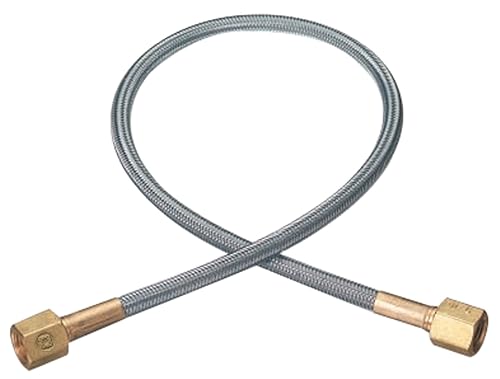 Western Enterprises PF2-4-72 Coletas flexibles de acero inoxidable, coleta, 3,000 PSIG, acero inoxidable, 72", conexión hembra ambas, 0.5 longitud