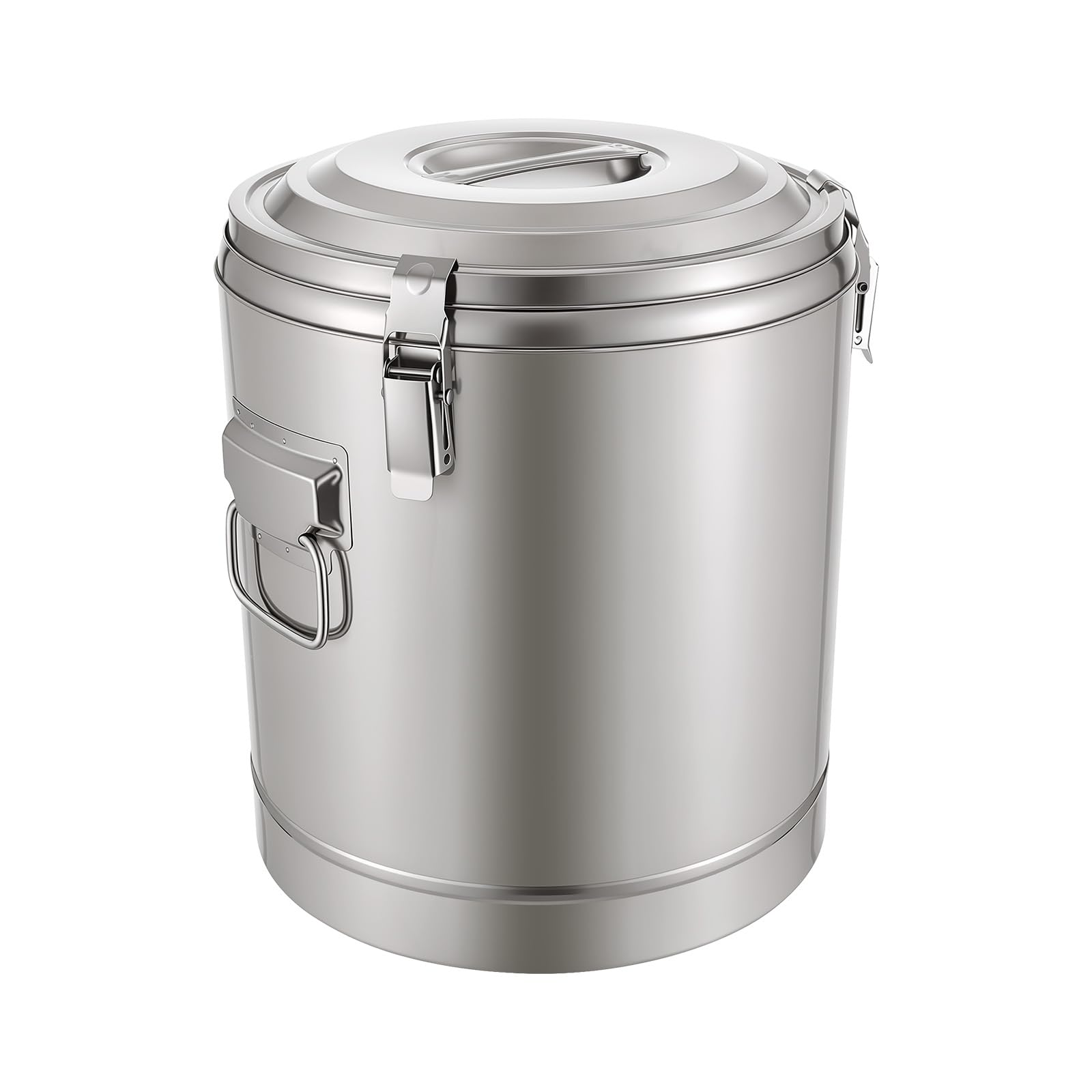 Contenitore termico in acciaio inox da 30 l, contenitore termico per gastronomia, secchio isolato per catering, contenitore per il trasporto di alimenti, 30 litri, contenitore termico per