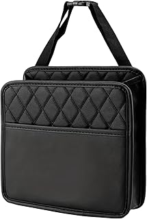 Organizador de coche trasero: portabolsos de bolsillo de almacenamiento, organizador de respaldo de asiento multifuncion...