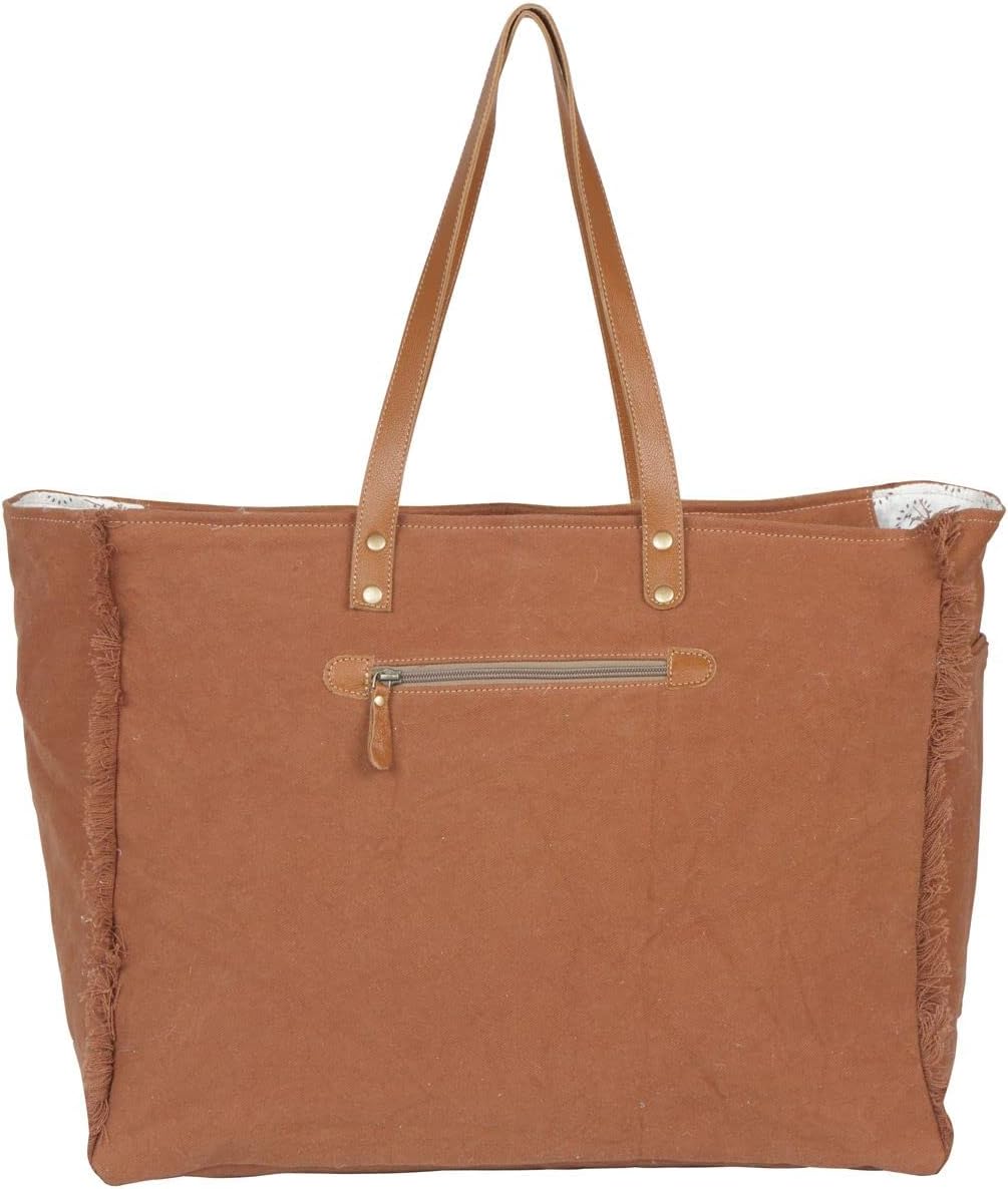 Myra Bag Woodsy Canvas & Hairon Bag S-4391 - Image 4