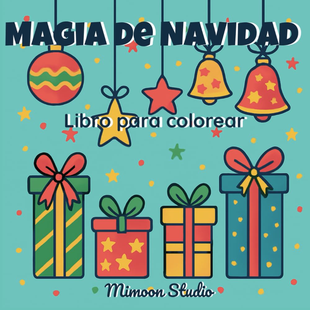 Magia de Navidad: Libro para colorear