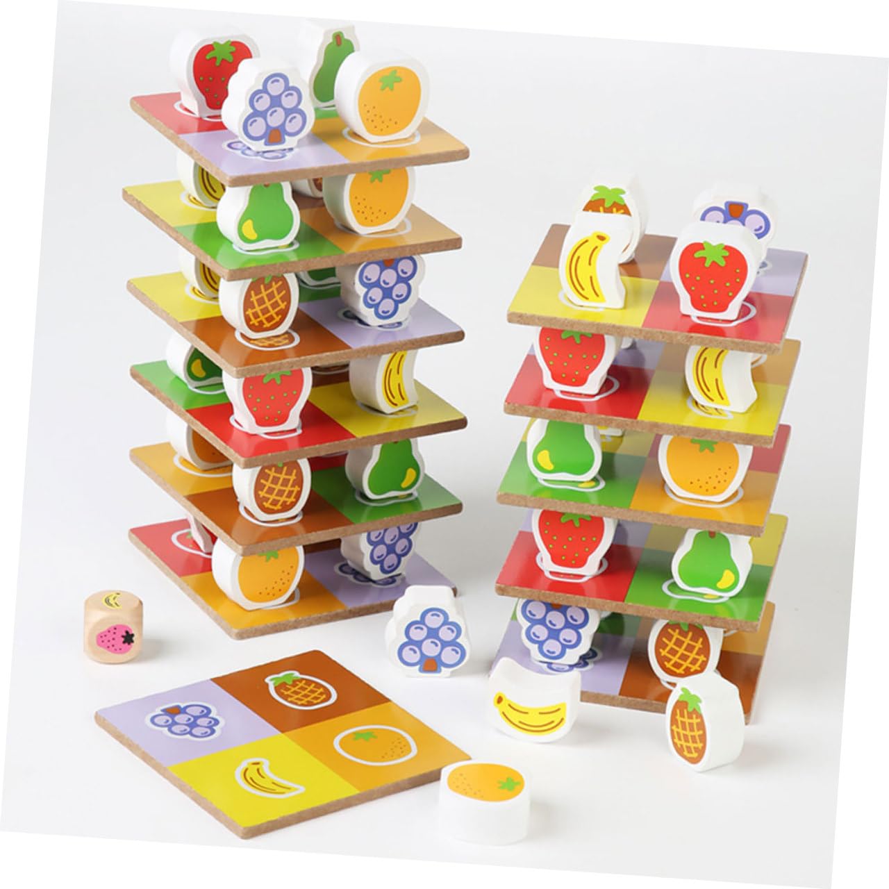 Bloques de Madera Apilables, 1 Juego, Juguete Infantil