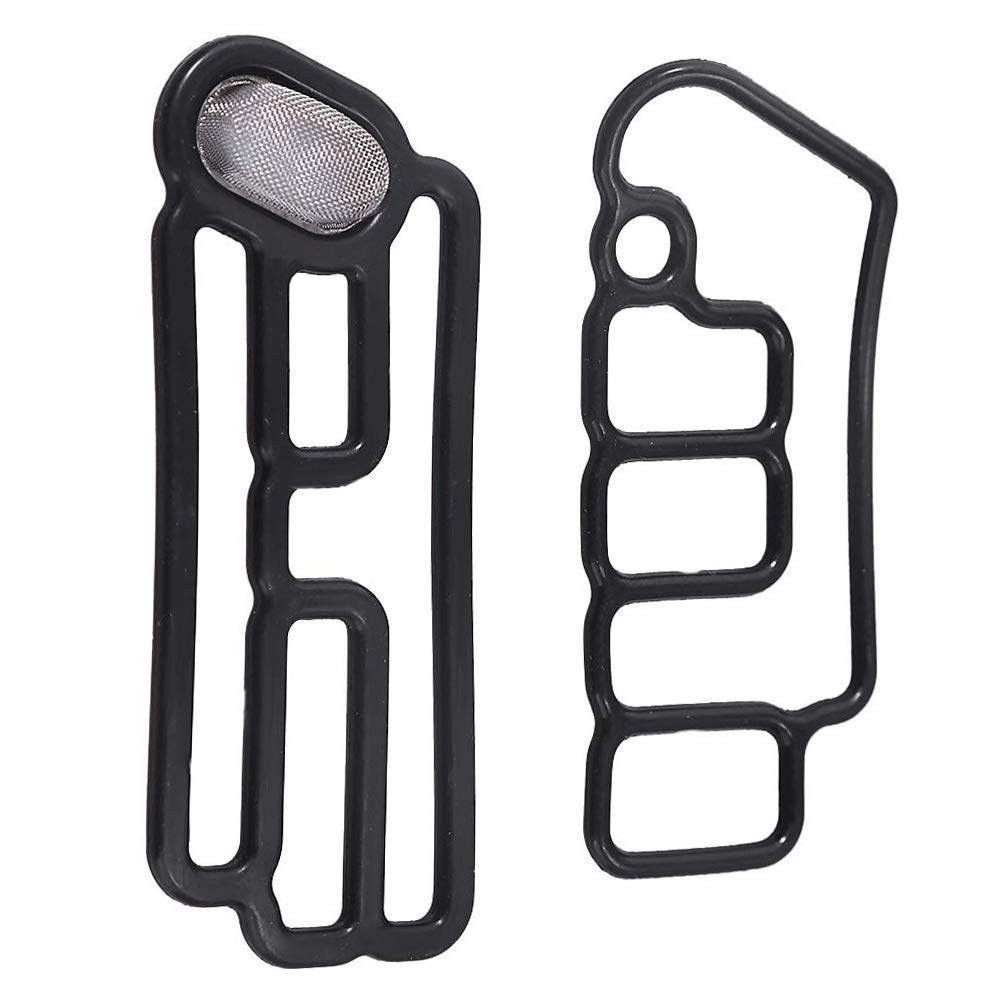 GERMBAN 1 Pair VTEC Gasket Rubber Head Cylinder Solenoid Valve Gasket Fits for Honda Accord Civic 15815-R70-A01 15845-R70-A01