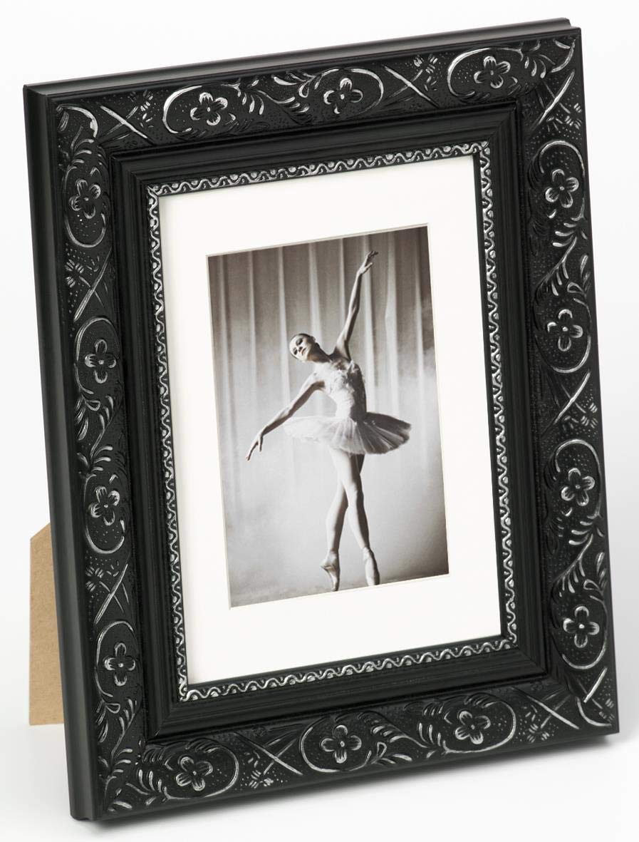 Walther Design CR040B Barock, Marco de madera, negro, 30 x 40 cm