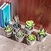 Fake Plant For Desk Decor, Faux Plants Indoor, Succulents Plants Artificial, Small Fake Plants For Office, Fake Succulent Plants, Fake Cactus Plant in Pots 2.3