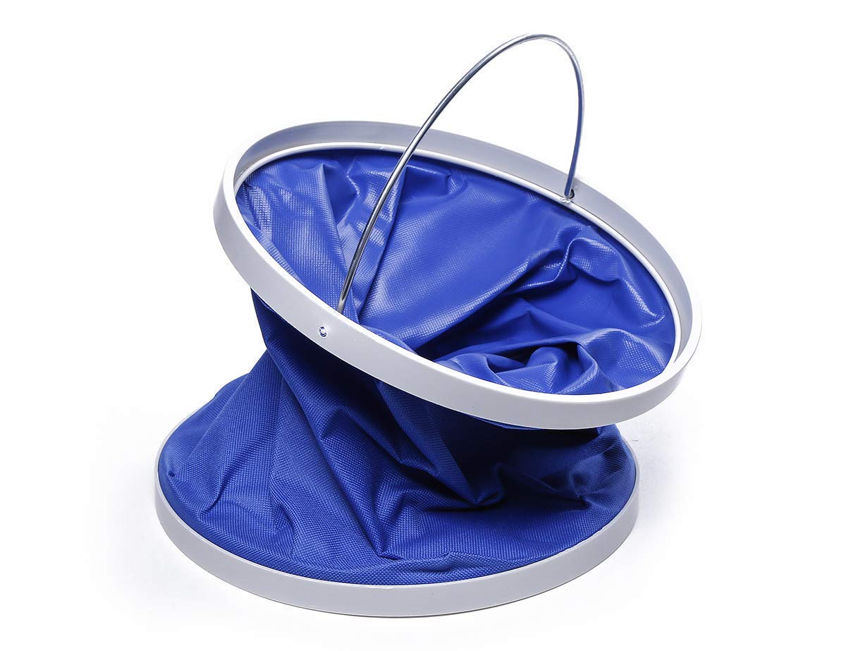 Collapsible Portable Foldable Water Pail Metal Foldaway Bucket for Outdoor Camping/Car Washing/Hiking Easy for Travelling and handling (1 Pcs) (B0D5W5SPV4) Amazon Price History, Amazon Price Tracker