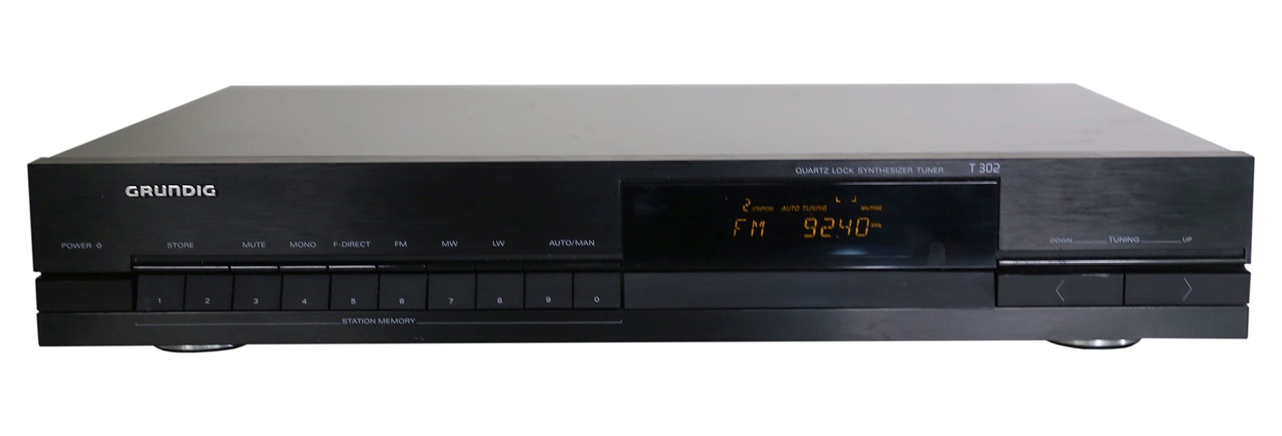 Grundig T 302 Stereo Tuner in schwarz