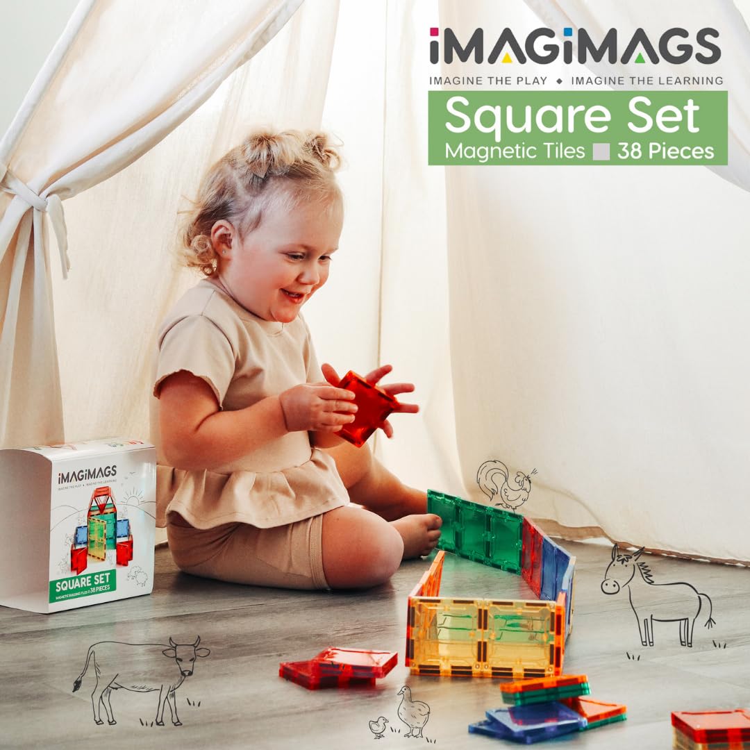 IMAGIMAGS Magnetic Building Tiles - Image 2