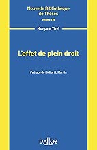 Download L'effet de plein droit - Volume 178 PDF