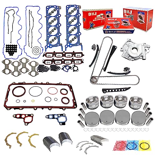 DNJ EK4174M Master Engine Rebuild Kit for 2007-2014 Ford, Lincoln Expedition, F-150, F-250 Super Duty 5.4L V8 24V SOHC 330cid