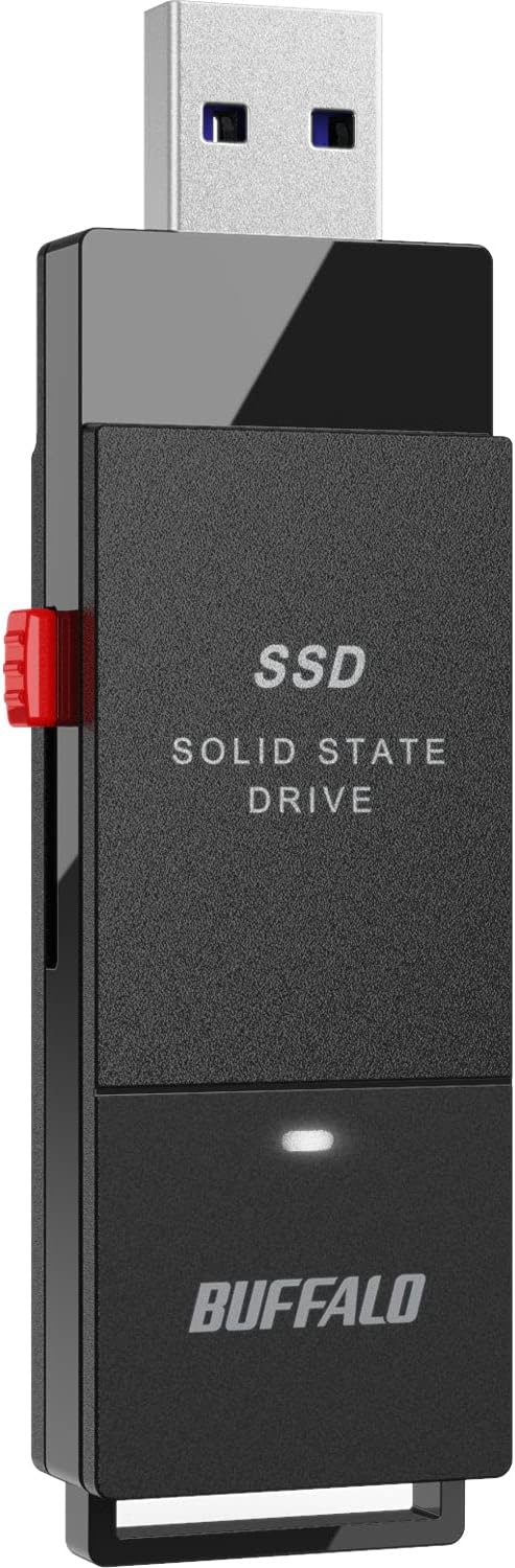 Buffalo SSD Eksternal 1 TB USB 3.2 Gen 1 Black PUT1.0U3-B/N Portable External