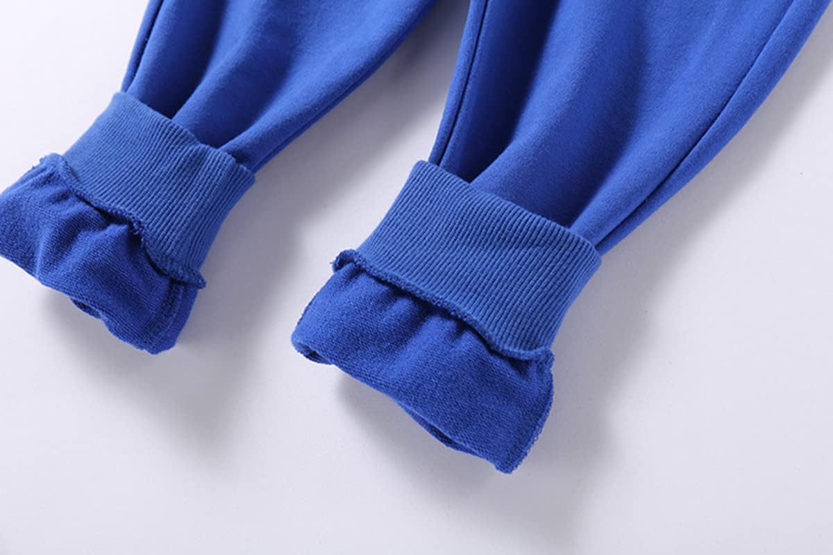 CuteOn Unisex Toddler Jogger Pants Kids Cotton Elastic Waist Winter Baby Sweatpants Pants 1-5Years - Image 3