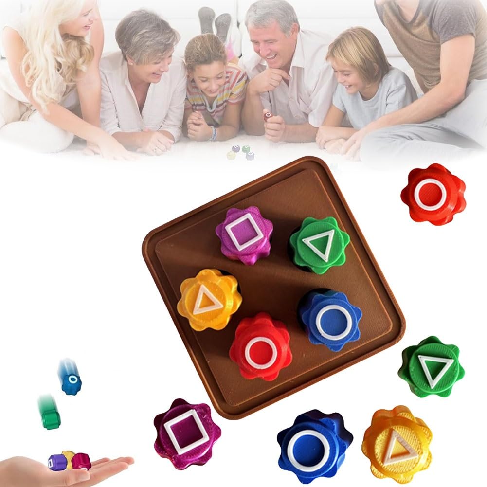Juego Coreano Gonggi De 5 Piedras De Plástico, Desafío De Reflejos Y Coordinación, Ideal Para Niños Y Aficionados A Programas TV