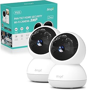 Alaga Telecamera Wi-Fi Interno 3K con AI e Visione Notturna