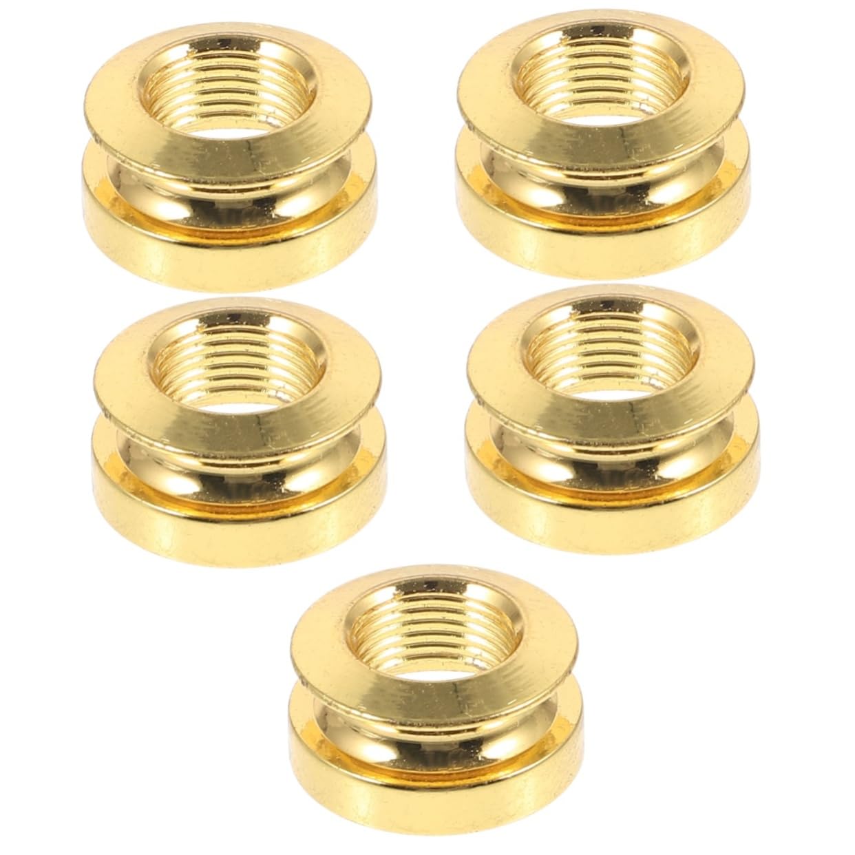 Levemolo 5pcs Acoustic Guitar Strap Button Endpin Jack Button Guitar Strap Lock