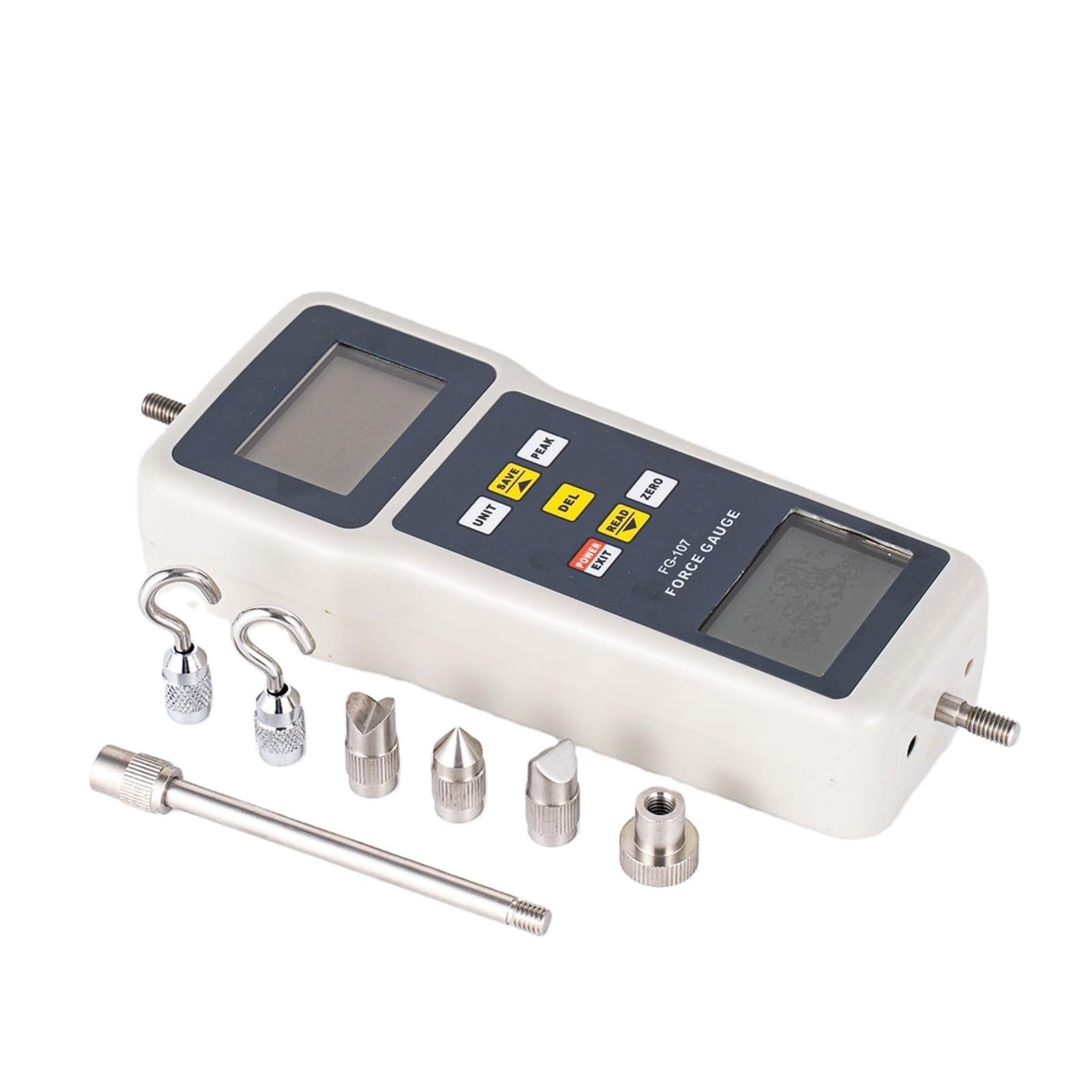 Digitales Push-Pull-Kraftmessgerät, Dynamometer-Tester for den Einsatz in der Elektronik, Baubeschlägen und Textilien Verschiedene Tests(107-1K)
