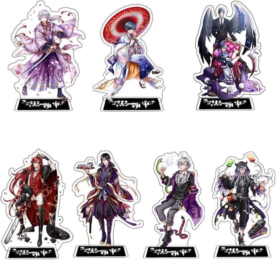 Amazon | 黒執事 アクリルスタンド シエル セバスチャン 葬儀屋 グレル