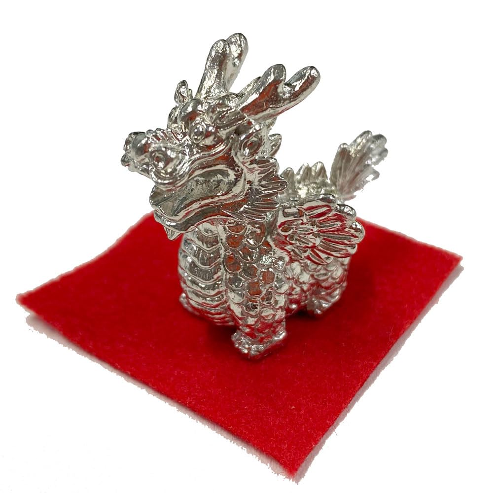 Amazon.co.jp: inuya すず 高級 錫 龍 辰年 縁起物 置物 日本製 グッズ