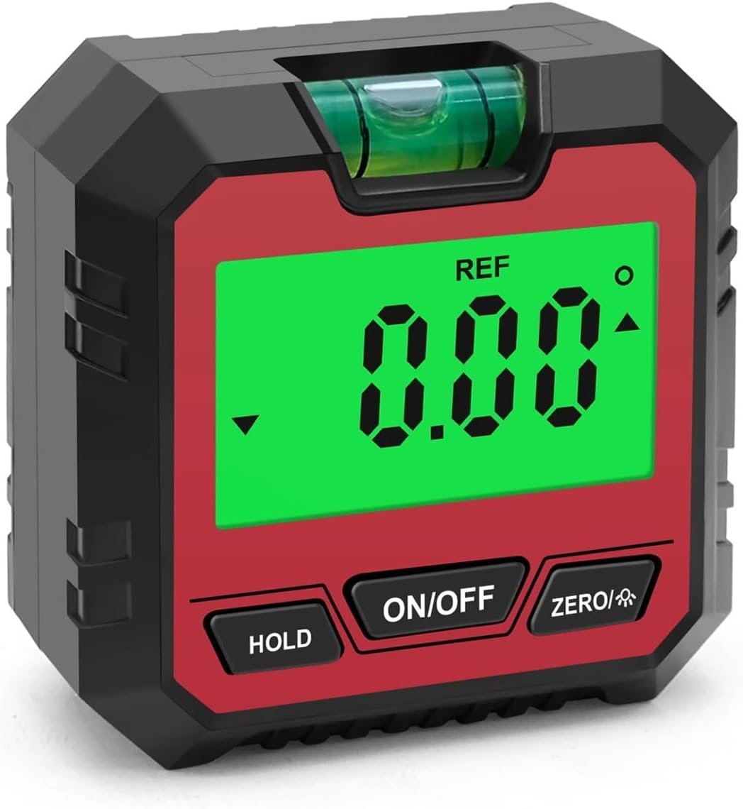 360 Degree Level Box Digital Angle Protractor Universal Mini Digital Protractor Inclinometer Tester Measuring Tools(NO Spirit Bubble 2)
