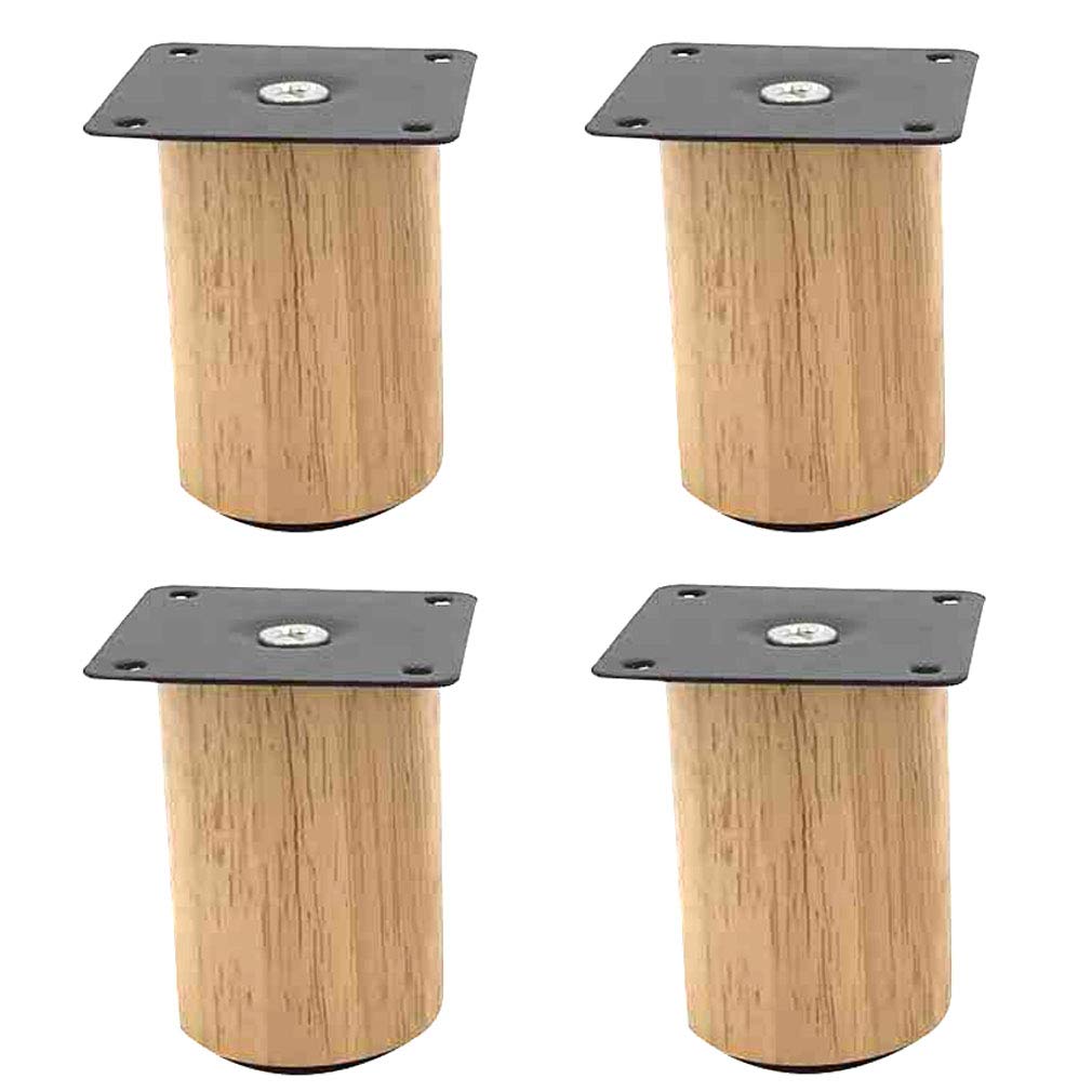 Patas de madera de 12 cm para sofás bajos y armarios con problemas de espacio y limpieza