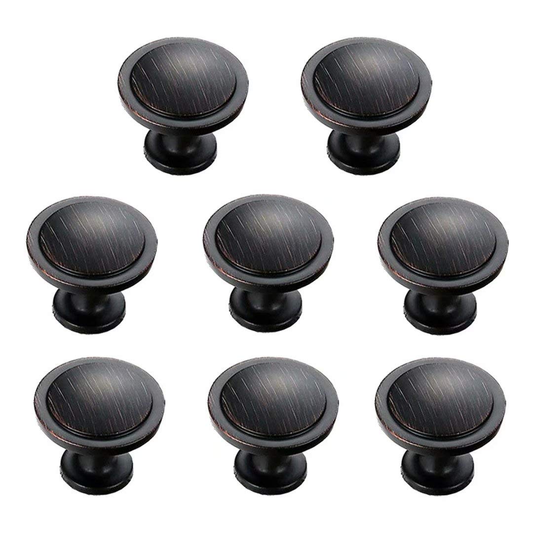 NLQCSXWEP Zinc Alloy Cabinet Bow Handle, 8 Pcs Black Red Zinc Alloy Cabinet Drawer Pull Handles with Hole Distances 96-192mm(Single Hole)