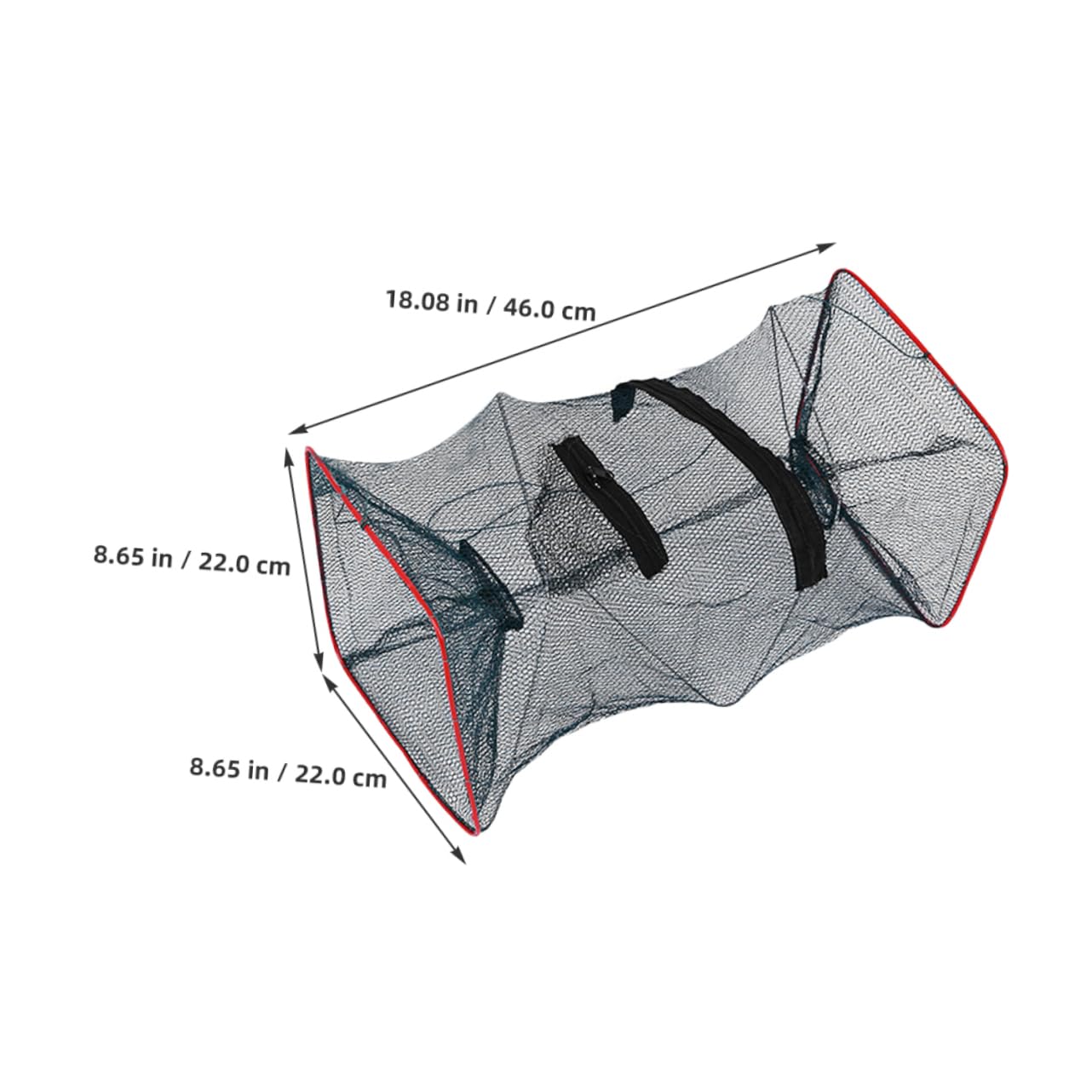 TOYANDONA Collapsible Fishing Net Portable Lobster Crab Bait Net for Outdoor Activities