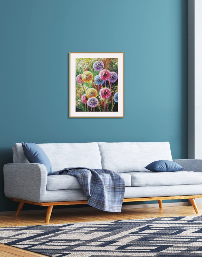 Schipper 609130872 Peinture par numéros - Feux d'artifice floraux - Photos de peinture pour adultes avec pinceaux et peintures acryliques - 40 x 50 cm