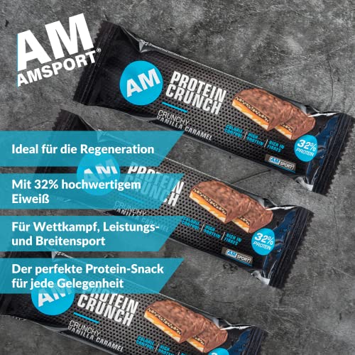 Proteinriegel AMSport Protein Crunch Bar 32% für Muskelaufbau